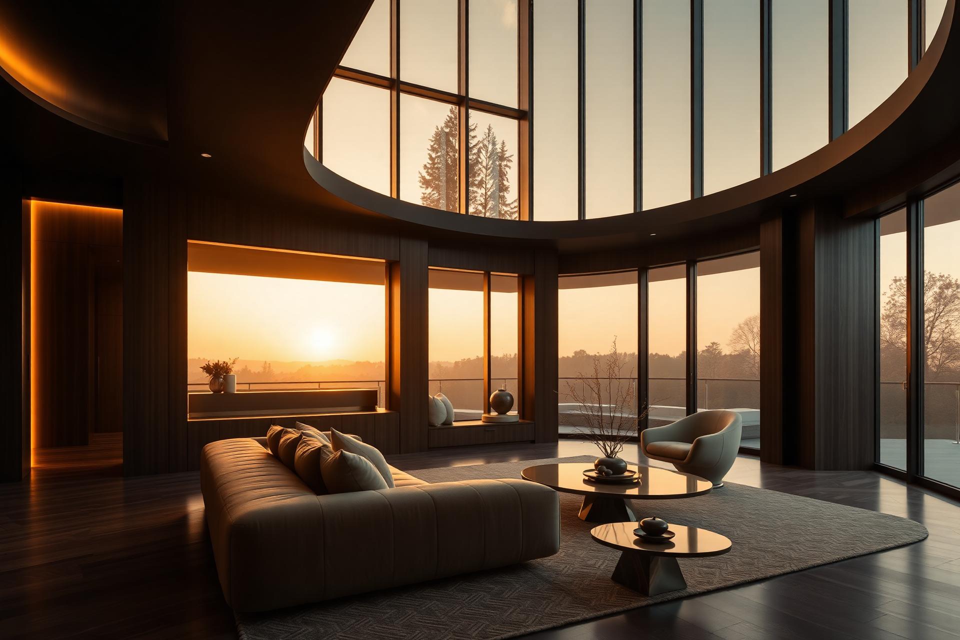 Luxury living room interior